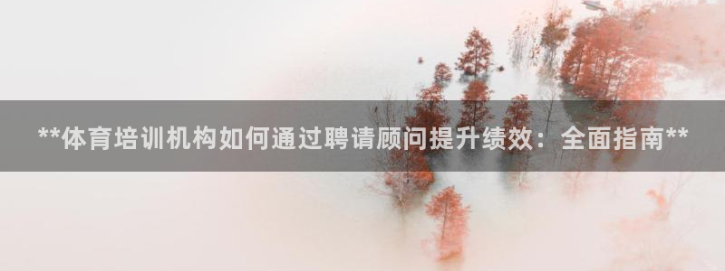 欧陆娱乐官方：**体育培训机构如何通过聘请顾问提升绩